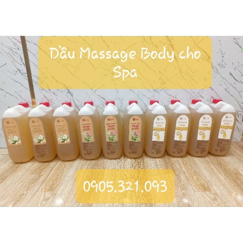 Tinh Dầu Massage Body ACENA dùng trong Spa TMV, Dưỡng Thể, Trơn Tay, Không Kích Ứng