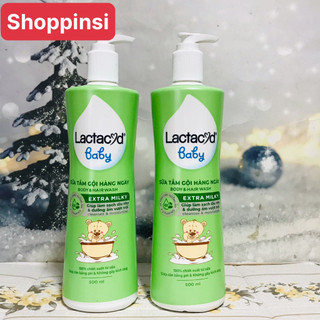 Sữa tắm gội trẻ em Lactacyd Milky (Chai 500ml)