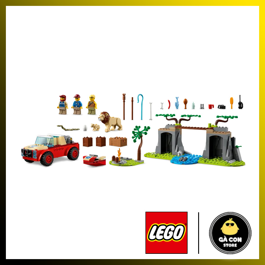 LEGO CITY 60301 Wildlife Rescue Off-Roader.