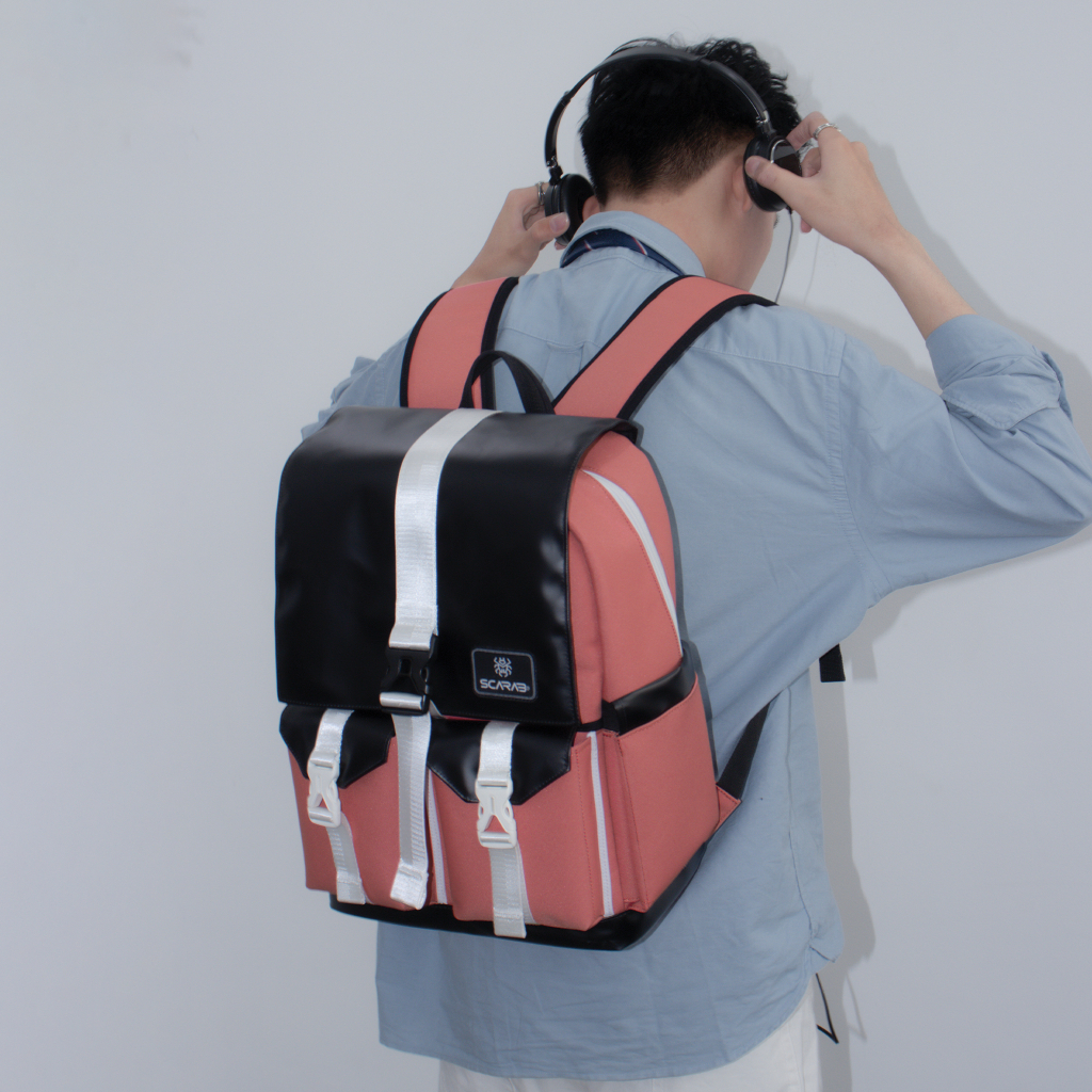 Scarab Sturdy Backpack Unisex - Balo Size Lớn, Đi Học Đi Chơi Đựng Vừa Laptop 15,6inch Gaming