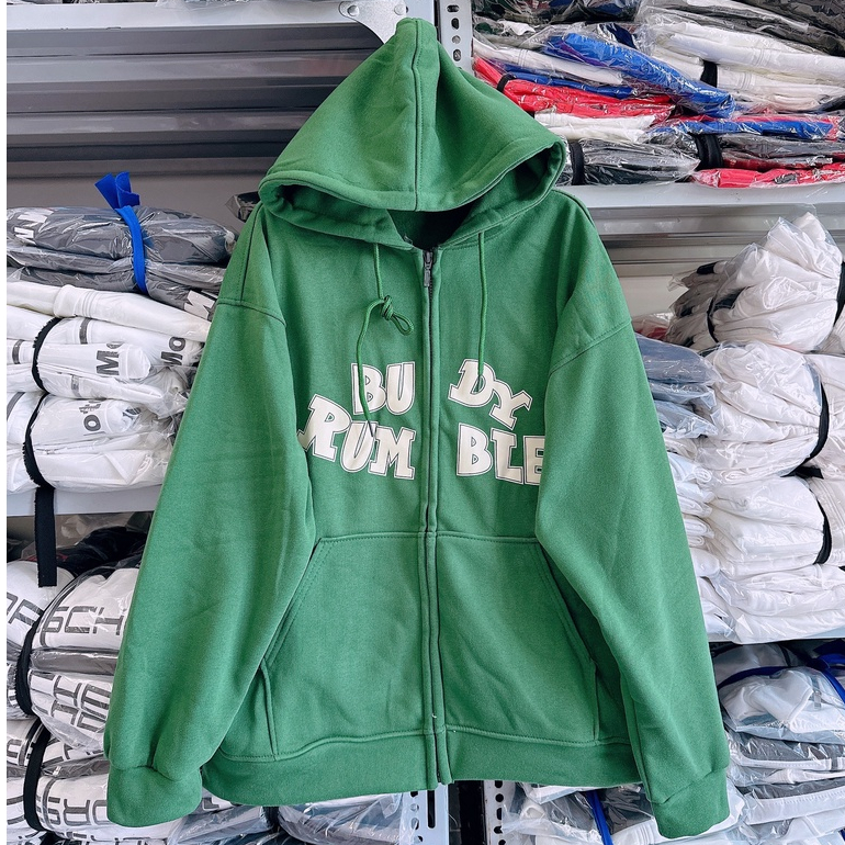 Áo khoác nỉ hoodie chữ BURUM Unisex, chất dày dặn có mũ, nhiều màu form rộng phù hợp cho cả nam và nữ | BigBuy360 - bigbuy360.vn