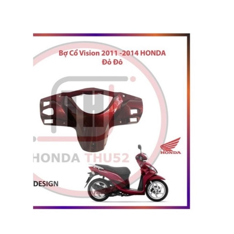 Ốp Tay lái bợ đầu đèn Vision 2011-2013 chính hãng