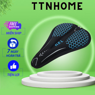 Bọc Yên Xe Đạp Thể Thao, đệm Yên xe đạp Silicol Gel mềm êm mông
