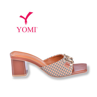 Guốc Nữ YOMI Guốc Caro Phụ Kiện SY0664H