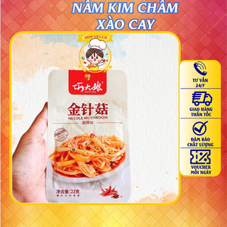 Nấm Kim Châm Sốt Cay Siêu Ngon