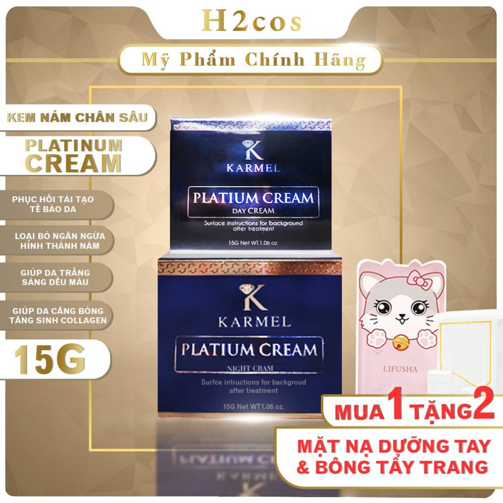 Kem nám chân sâu ngày,đêm loại bỏ nám lâu năm Platium, Cream Karme