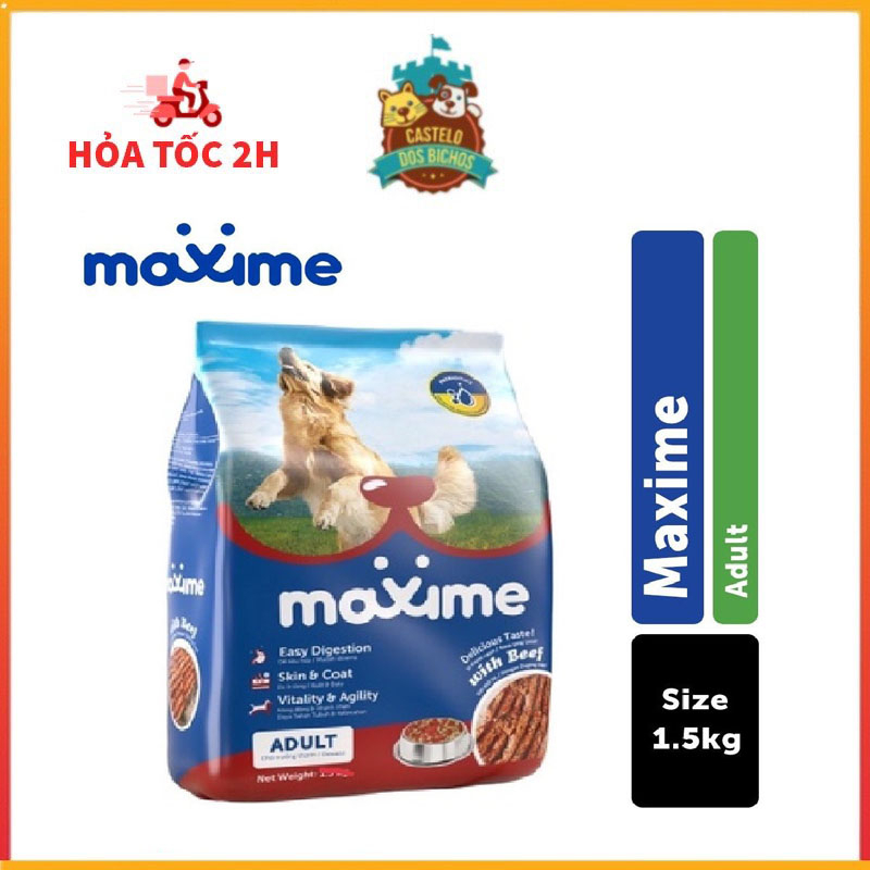 Thức ăn hạt cho chó Maxime - Thức ăn cho chó nhiều vị