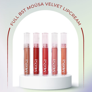 Combo 5 son kem lì nhẹ môi MOÚSA VELVET LIPCREAM (4.5g x5)