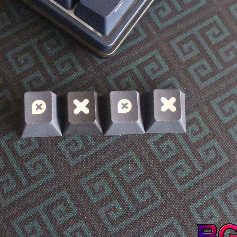 Keycap Lẻ Chủ Đề Màu tối Cherry Profile In Dye Sub 1U Nút Phím Cơ