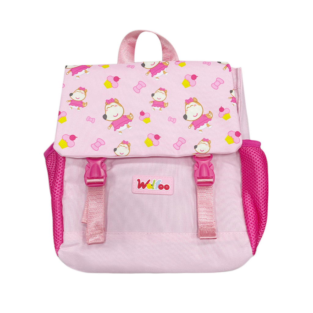 Balo Mềm Lucy Dễ Thương Cho Bé Đi Học Mẫu Giáo Mầm Non Thương Hiệu Wolfoo