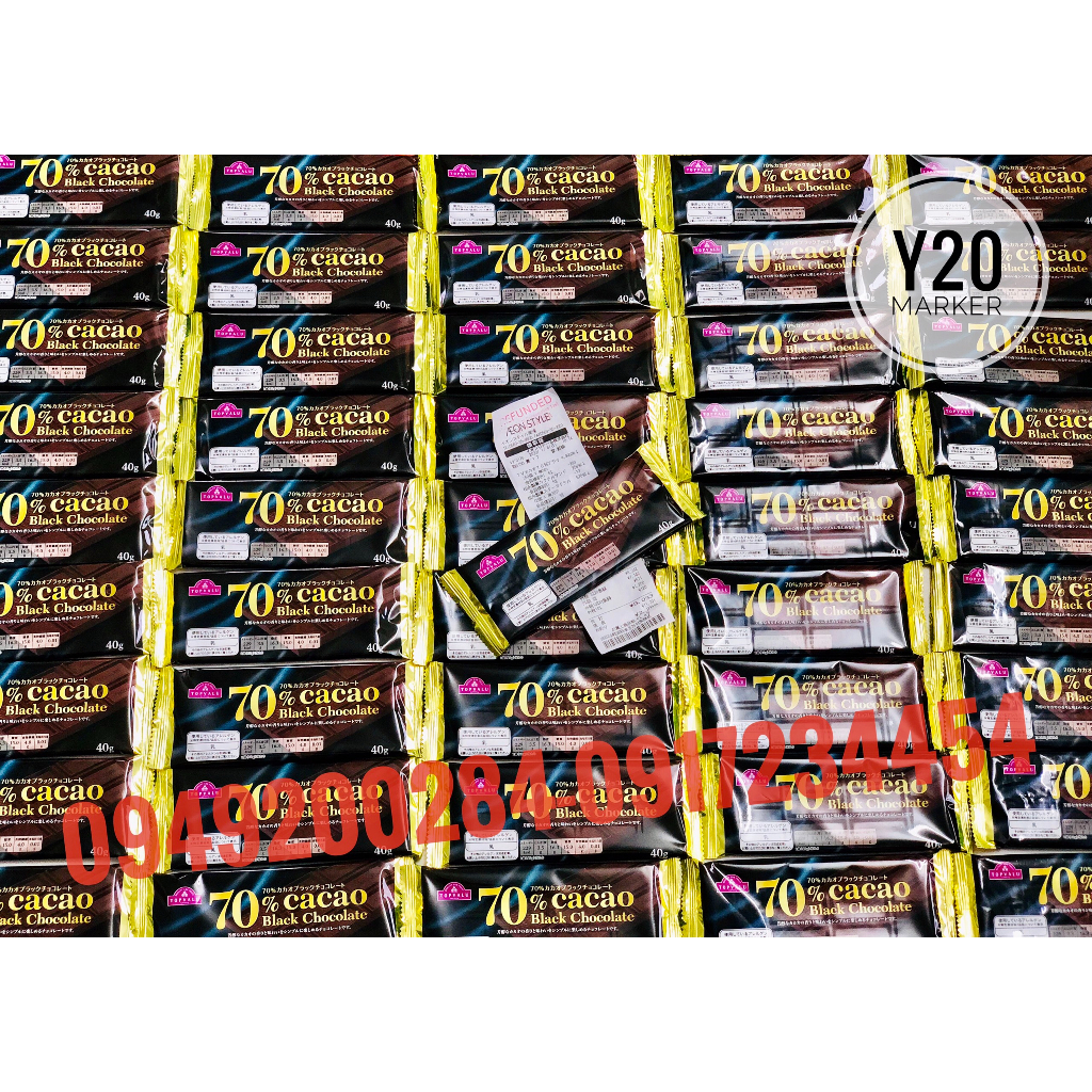 SOCOLA ĐEN 70% CACAO NHẬT