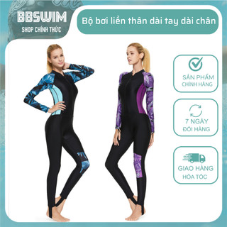 [Có Sẵn]Đồ Bơi Nữ Sbart Dài Tay Liền Thân Quần Dài Có Size Từ 40-75kg