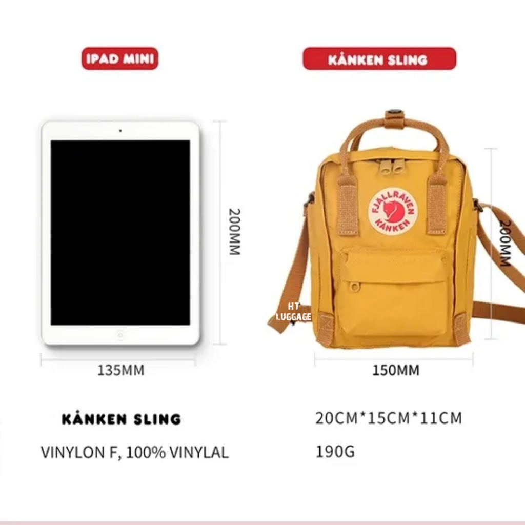 Túi đeo chéo KK sling màu sắc thời trang nhỏ gọn tinh tế