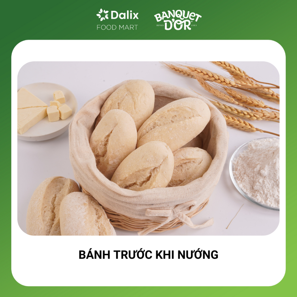BÁNH MÌ PHÁP MINI - 240 g  Nhập Khẩu - Nướng nồi chiên không dầu hoặc lò nướng