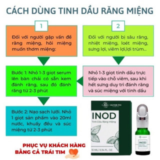 Combo 2 chai tinh dầu răng miệng inod cool breath