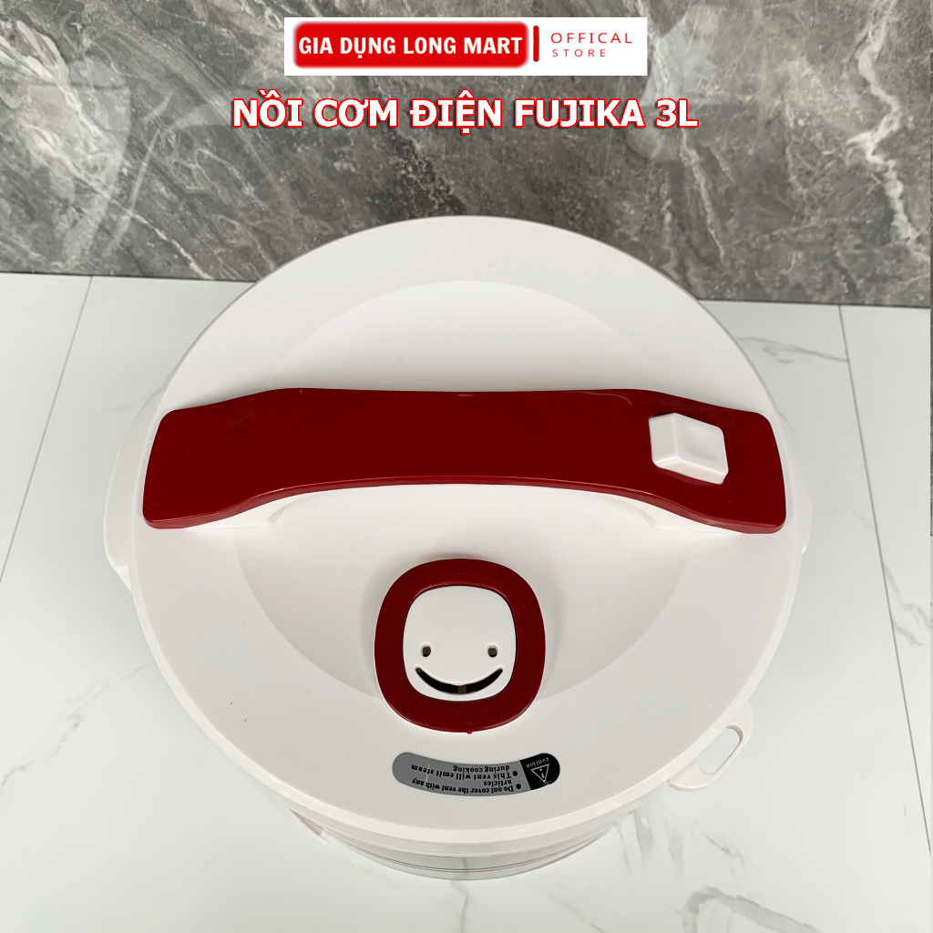 Nồi Cơm Điện 3L FUJIKA FJ-NC3006 Nồi Cơm Điện Đa Năng Dung Tích Siêu Lớn Tặng Kèm Xửng Hấp Bảo Hành 12 Tháng