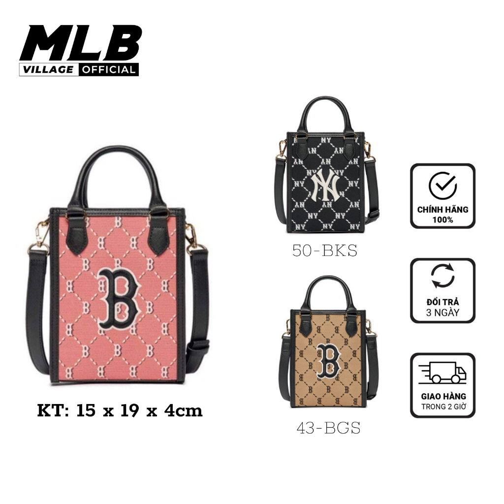 Túi Đeo Chéo MLB Handphone mini Diamond Monogram - Túi MLB chính hãng 7ACRM062N