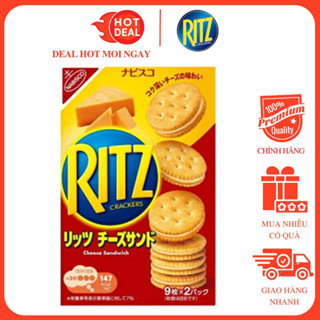 Bánh Quy Ritz Nhân Phô Mai Kẹp Kem 160G - Bánh Kẹo Indonesia Sản Xuất Bằng Công Nghệ Nhật Bản