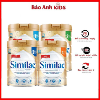 Lon sữa bột similac hmo hộp 900g mẫu mới