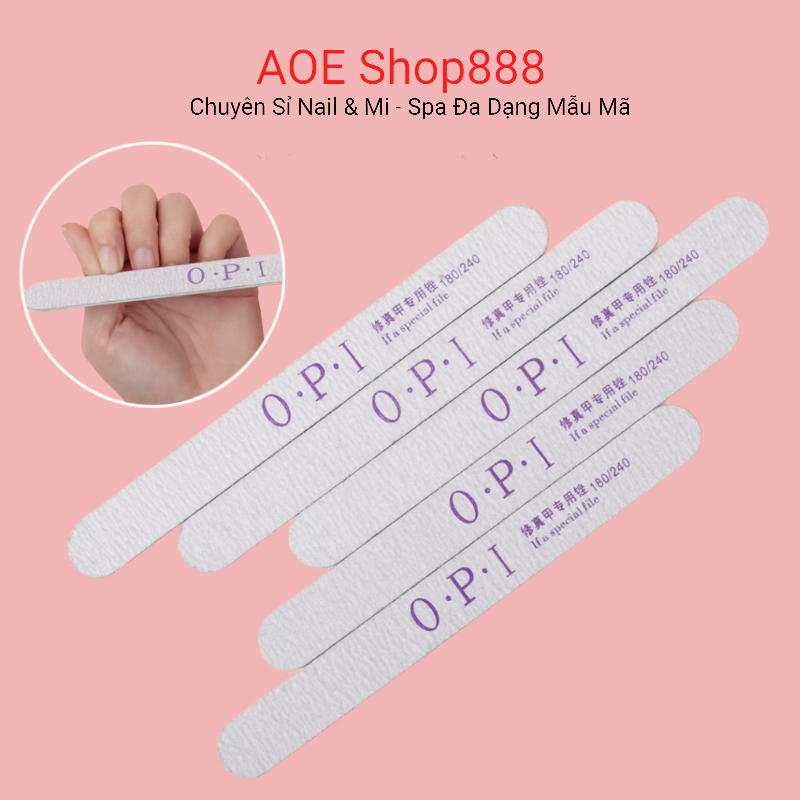 Dũa Mỏng Opi - Dũa Móng Opi Loại Mỏng Chuyên Dụng Cho Dân Làm Nail ( Aoe Shop888 )