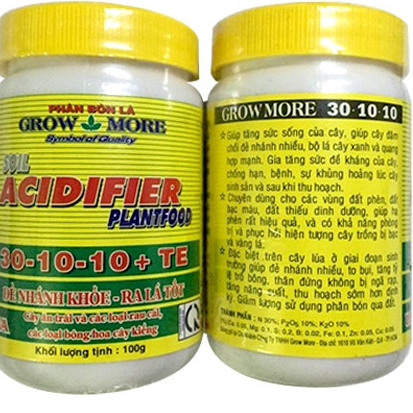 phân bón lá growmore 30 10 10 100 gram giúp cây vươn chồi phát triển nhanh chóng 30-10-10
