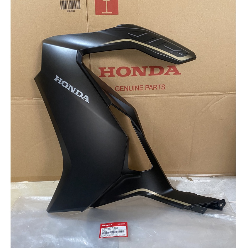 Cánh yếm bên trái - bửng yếm HONDA AIR BLADE 125 năm 2020 màu Đen nhám. 64600K1GV10ZA