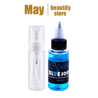Nước rửa hình xăm Bluesoap 40ml, bình tạo bọt vệ sinh trước sau phun xăm thẩm mỹ spa