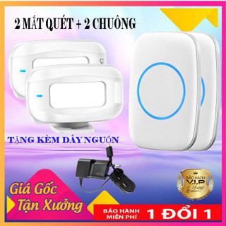 Chuông Báo Khách Chống Trộm Không Dây M10 - Cảm Biến Chuyển Động Hồng Ngoại - Bảo hành 6 tháng