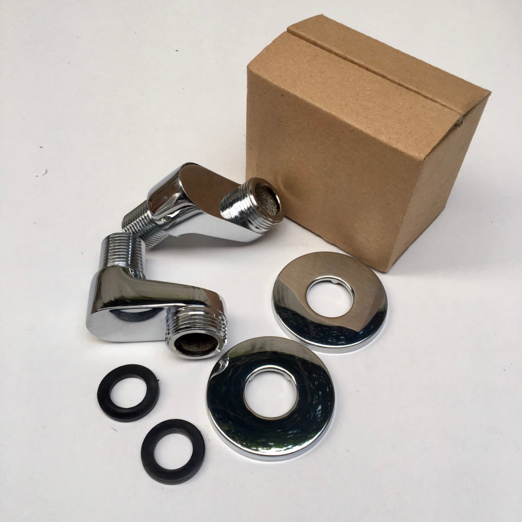 Chân sen đồng mạ crom bóng cao cấp