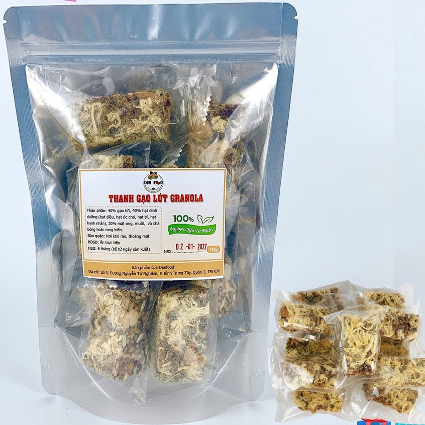 500Gram Thanh Gạo Lứt mix hạt dinh dưỡng -Chà bông Ăn kiêng giảm cân