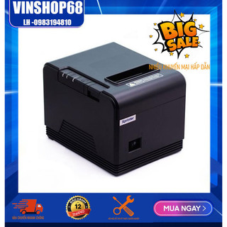 Máy in hóa đơn nhiệt Xprinter Q200 USB+LAN + Tặng 5 cuộn giấy kể cả khi đang giảm giá