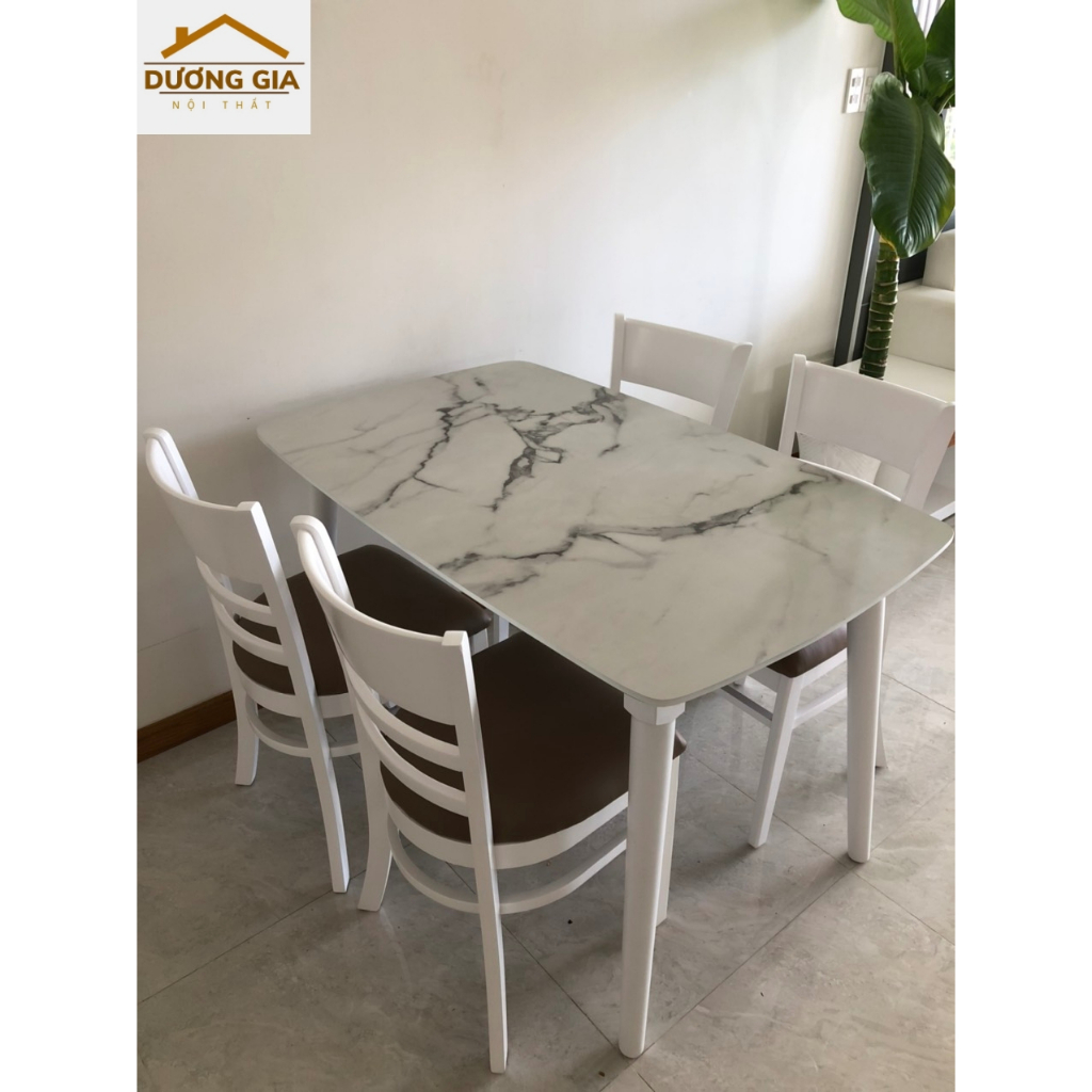 Bộ bàn ăn sang chảnh hiện đại