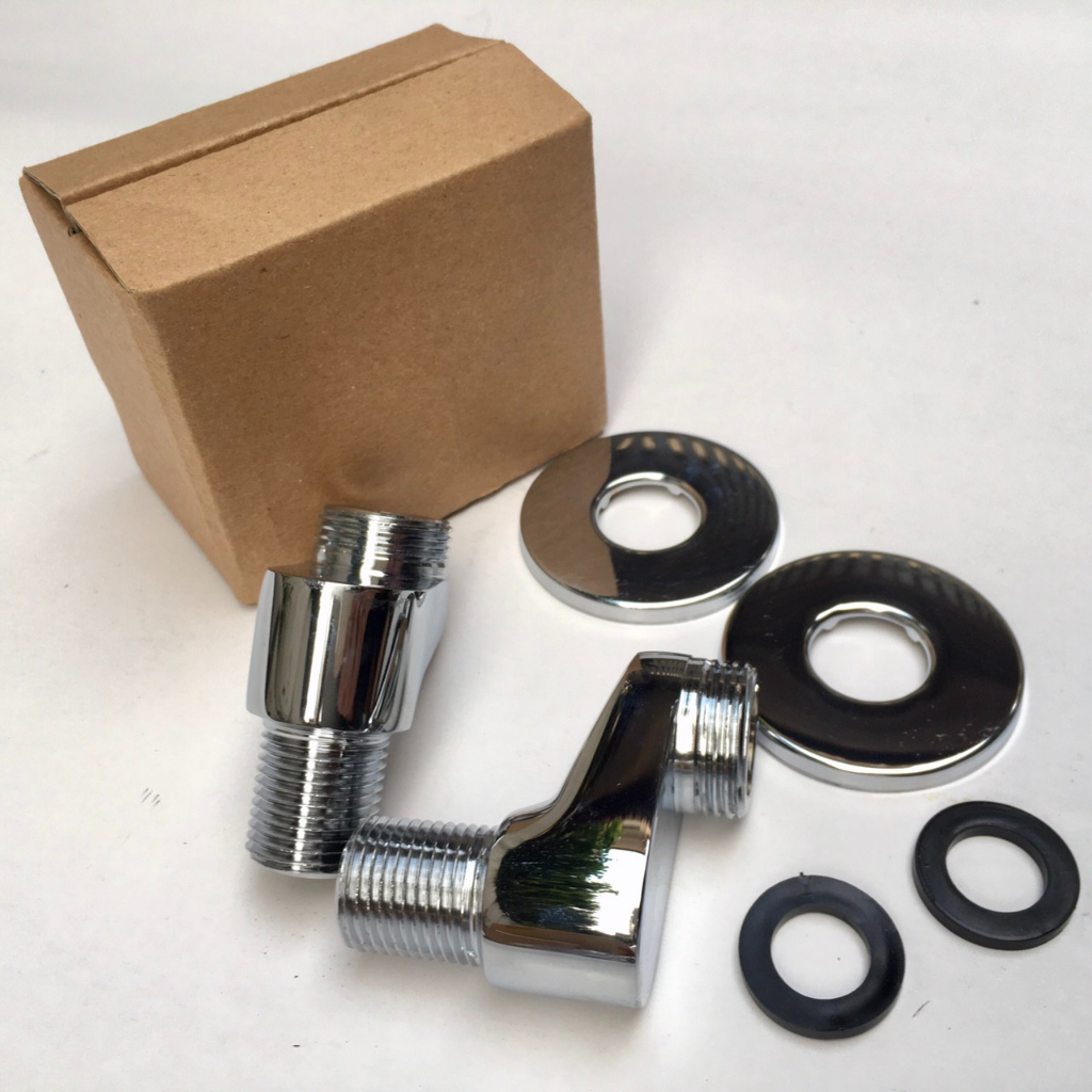 Chân sen đồng mạ crom bóng cao cấp