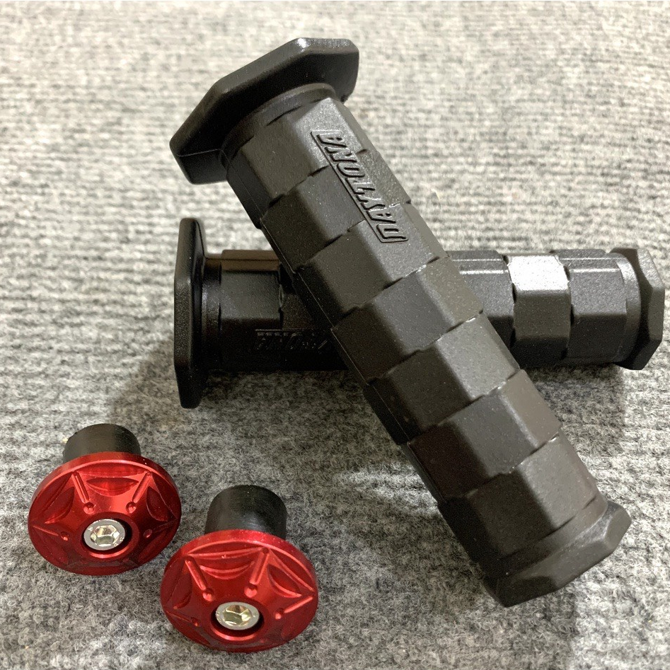 Bao tay DayToNa , tay nắm daytona kèm gù tay lái xe máy hình lục giác 6 cạnh sáng bóng đủ màu