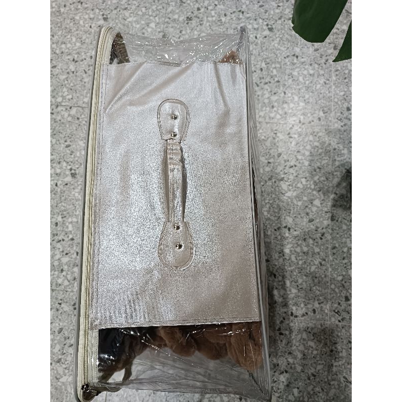 Túi viền da  Singapore đựng chăn đông hè cao cấp