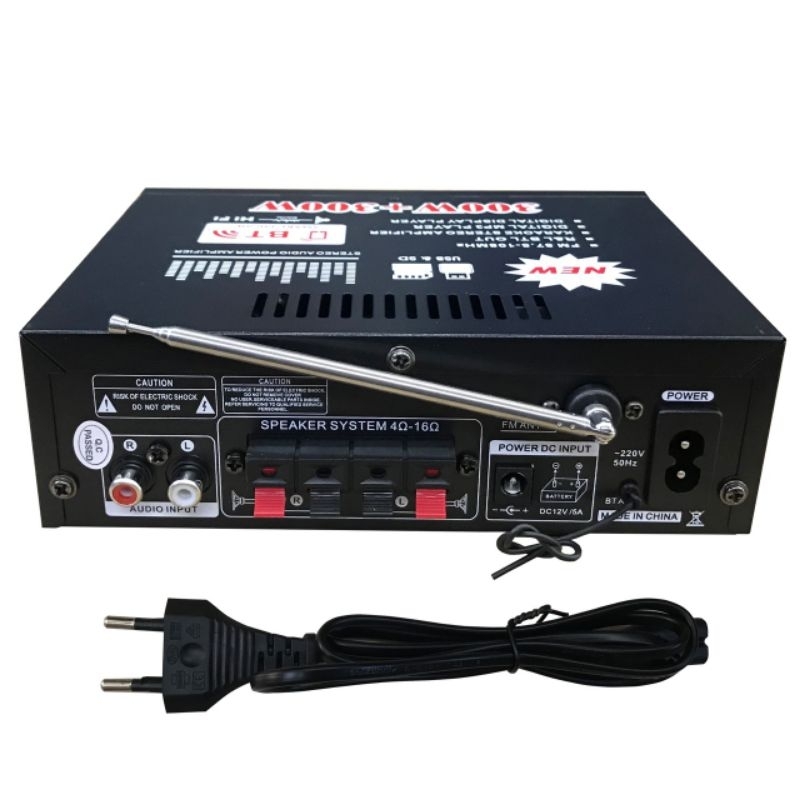 Amply Bluetooth Mini BT 298A.Hàng Chính Hãng.Công Suất Lớn.Đa chức Năng.