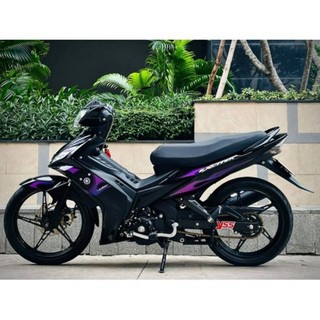 mui rùa exciter 2006 - 2010 đen xanh