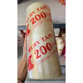 Băng keo trong 200 yard lốc 6 cuộn/ 2kg