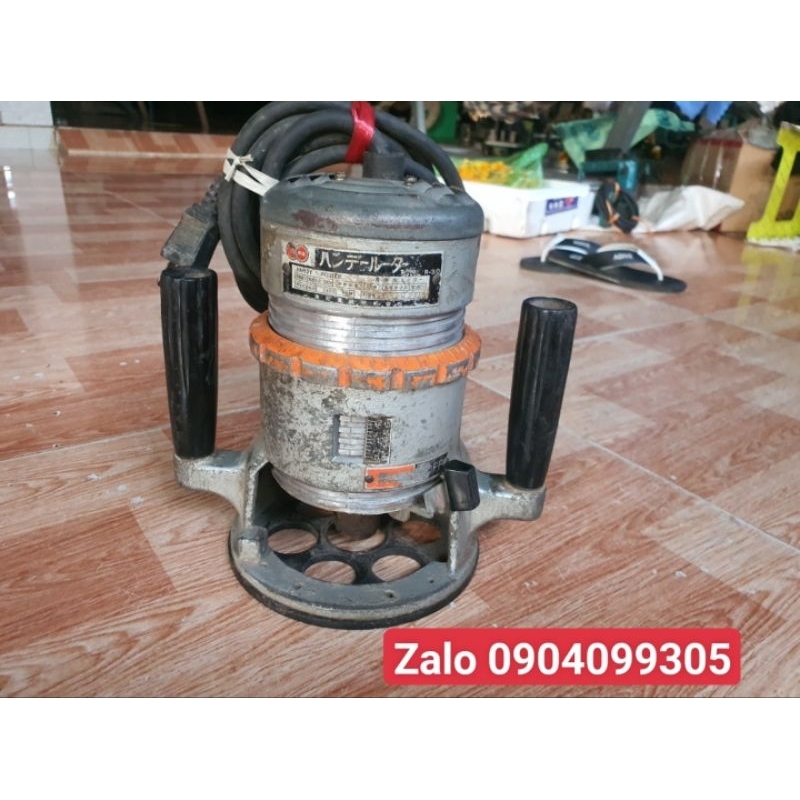Máy phay gỗ Towa xài điện 100 volt, cốt 12mm