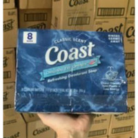 Xà bông cục sát khuẩn Coast Mỹ lóc 8 cục.