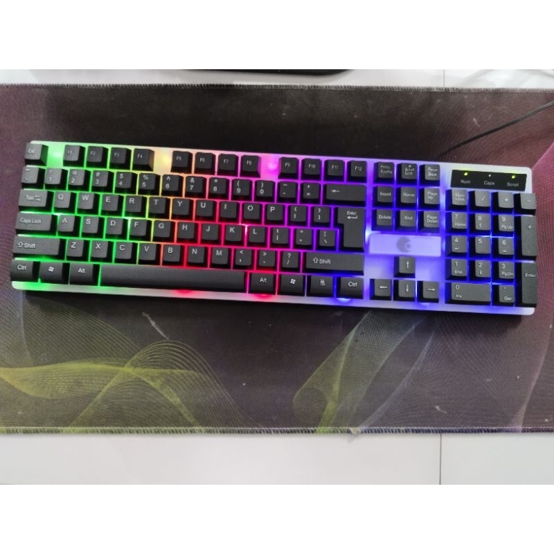 Combo Phím Chuột Giả Cơ led