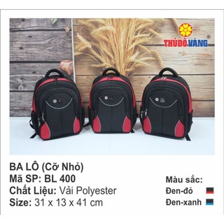 Balo cỡ nhỏ Thủ Đô Vàng---- Mã SP: BL400, Bl300