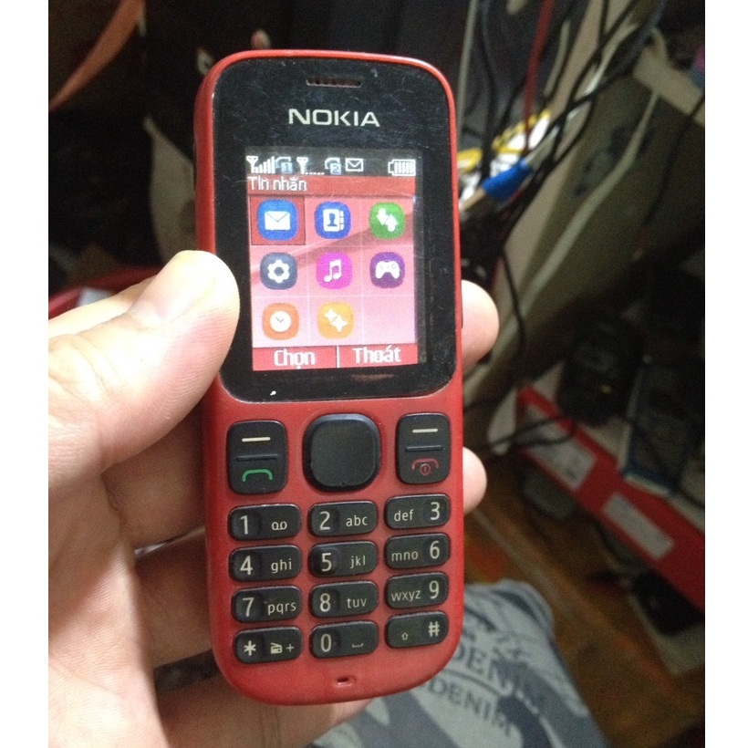 Xác NOKIA 101 - 2 SlM màn khá, trùng imei, sjm sóng tốt, loa tịt, phím bấm hơi nặng, không bin, không nắp