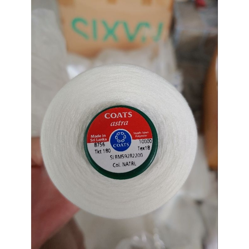 chỉ coast trắng tex 18 10.000m
