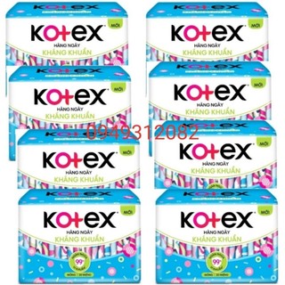 Combo 8 gói Băng vệ sinh hàng ngày kotex 20 miếng