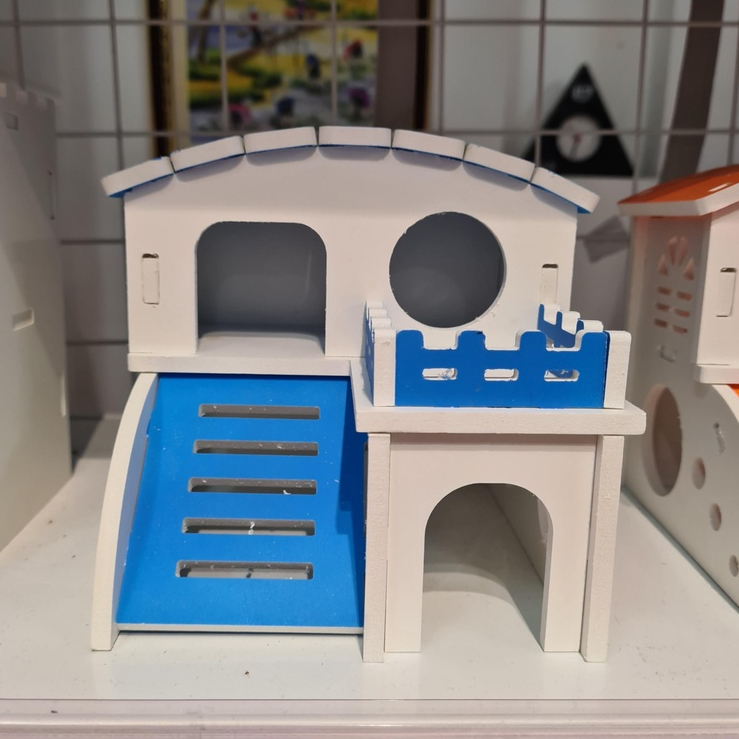 Nhà gỗ ép Hamster - PS Hamster shop Cần Thơ Đồ Chơi Hamster Chính Hãng