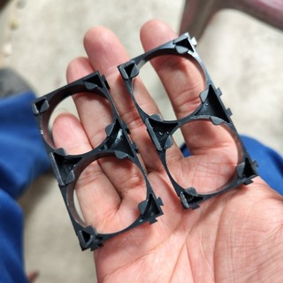 Khung đôi lắp cell 32650, 32700 (1 cái màu đen)