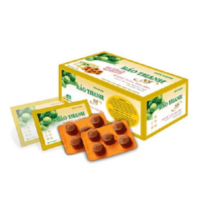 Kẹo ngậm Bảo Thanh có đường, không đường vỉ 5 viên