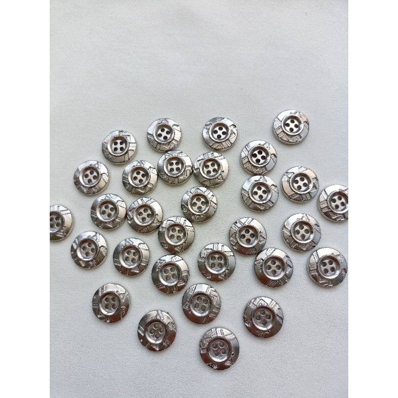 GÓI 10 NÚT BẠC SIZE 2.1cm