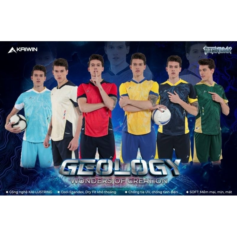 BỘ QUẦN ÁO BÓNG ĐÁ KAIWIN - GEOLOGY